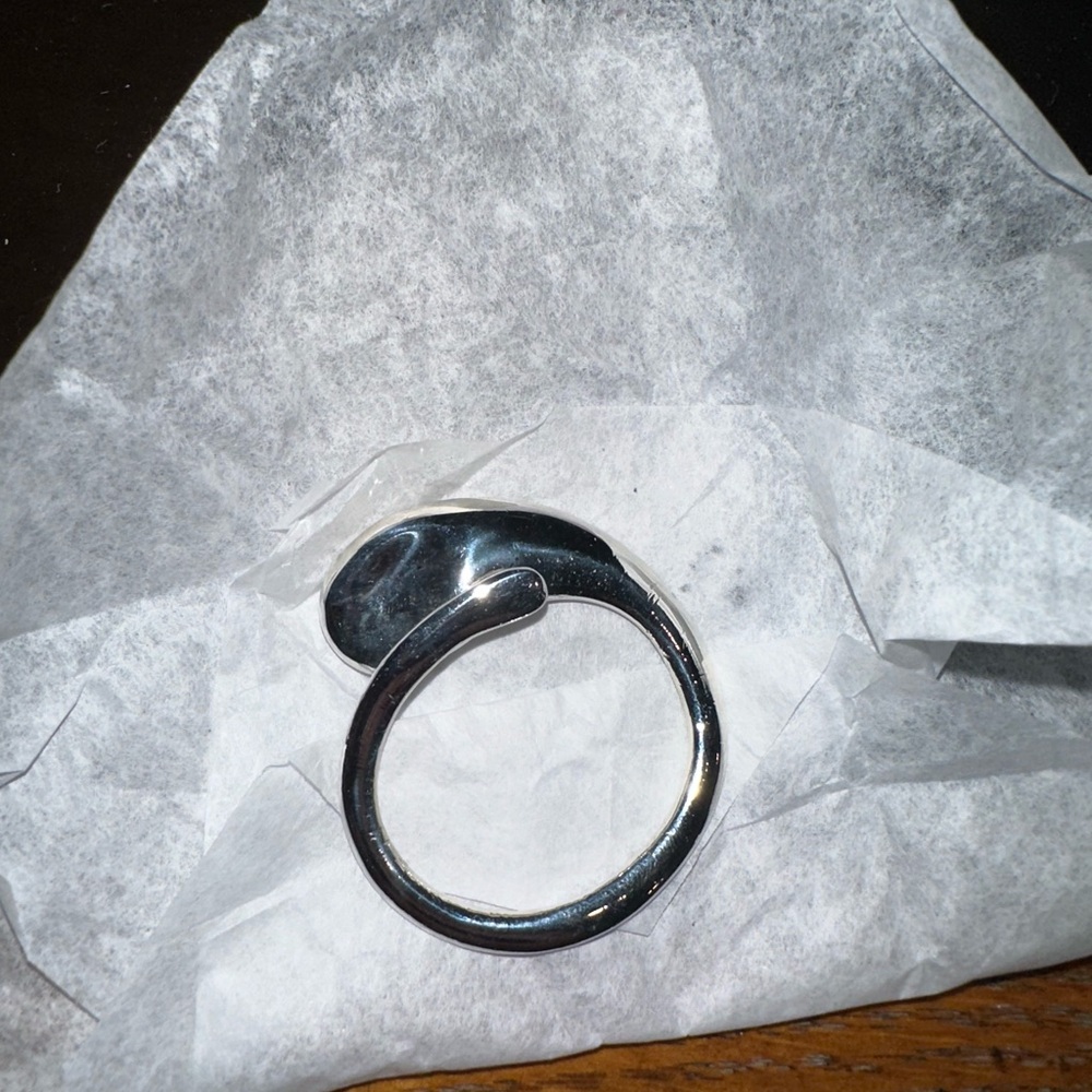Tiffany & Co Silver Elsa Perreti KeyRing with Unique Design